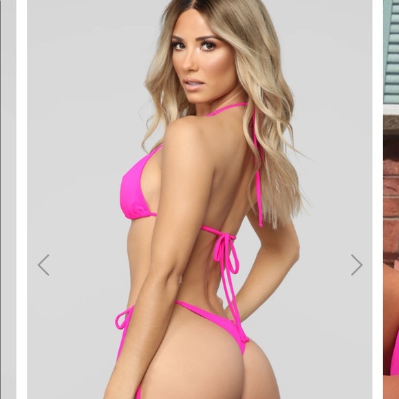 🛑SOLD🛑 NWT Fashion Nova Pink Bikini - Picture 3 of 10